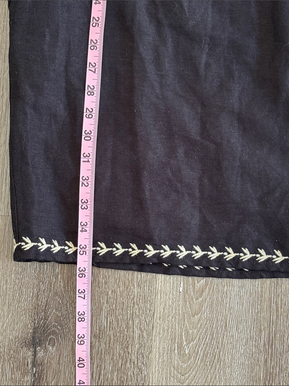 Tommy Bahama Black Dress with Cream Palm Embroidery Size L NWT - Picture 4 of 9